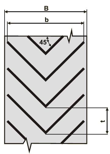 Profil 12-03 Taśmy przenośnikowe katalog Conveyor belt profiles catalog