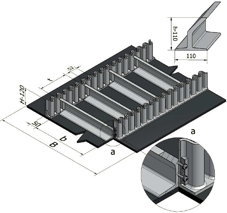 Profil 120-26f Taśmy przenośnikowe katalog Conveyor belt profiles catalog