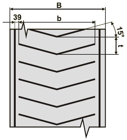 Profil 15-07 Taśmy przenośnikowe katalog Conveyor belt profiles catalog