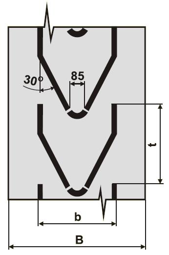 Conveyor belt profiles catalog Profil 40-09