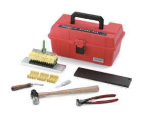 Flexco belt installation tools set of tools